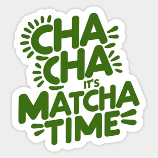 Matcha Sticker